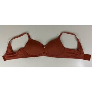 Torrid Dream Wire-Free Push Up Bra Orange Criss Cross Women’s Sz 40 C